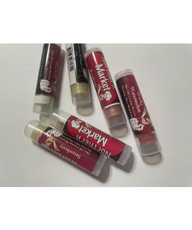 Organic Beeswax Lip Balm - 8 Flavors for Chapped Lips - Moisturizing Strawberry Treatment - International Shipping Available - Buy Online on GoSupps.com