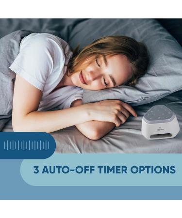 Brown Noise Machine with Night Light - Portable Sleep Sound Maker for Baby Kids Adult - Includes Pink Noise, Thunderstorm, Ocean, Rain, Nature Sounds - Travel Baby Soother - Buy Online on GoSupps.com