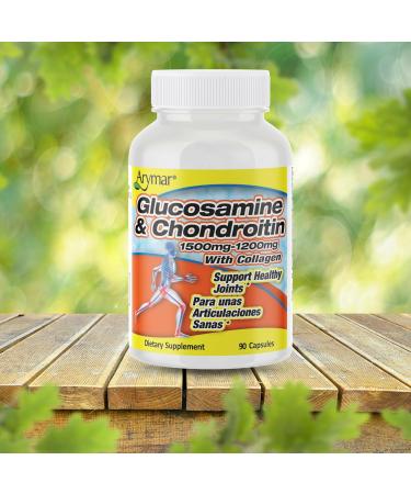 Arymar Glucosamine Chondroitin & Collagen Supplement Joint Support Formula Two Pack - Buy Online on GoSupps.com