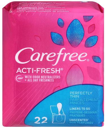 Carefree Carefree Body STape Thin Unscented 22 Count (Pack of 6) - Buy Online on GoSupps.com