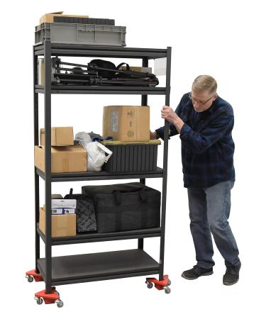 Vestil CMD-A-NS-200-4PK Aluminum Corner Mover Dolly | Narrow Slot 4 Pack | 200 Lb Capacity | Red - International Shipping Available - Buy Online on GoSupps.com