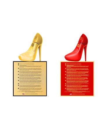 Hybrid & Company Women Glam Girl 2 Pcs Eau De Parfum Natural Spray Vaporisateur 3.4 Fl Oz GLAM GIRL GOLD ROUGE 3.4 Fl Oz (Pack of 2) - Buy Online on GoSupps.com