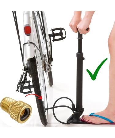 3 Pack Bicycle Valve Adapter for Dunlop & Sklaverand to Schrader | Presta Converter | DV + SV to AV | Wheel Valve Adapters - Buy Online on GoSupps.com