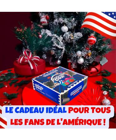 Box of American Sweets - Gourmet Box with Varied Flavors of the USA - Assorted Sweet and Original Treats (Sweet Americana) - Buy Online on GoSupps.com