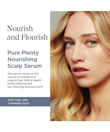 Pure Plenty Nourishing Scalp Serum | Advanced Hair Cycle Support | Vegan Formula for Fuller Stronger Hair | 5 Oz - Buy Online on GoSupps.com