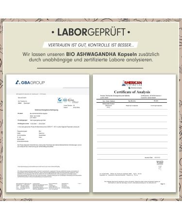 Buy Bio Ashwagandha Capsules 540x - 600mg KSM-66 Ashwagandha - 100% Vegan & Lab-Tested - No Additives - 3x180 Caps - Fast International Shipping - Buy Online on GoSupps.com