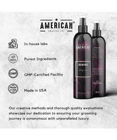 Scentiva Body Mist For Men 8 oz Made in USA Quick Absorption Quality Potent Ingredients Long-Lasting Non-GMO GMP Certified Cruelty-Free Products - Buy Online on GoSupps.com