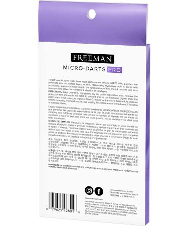 Freeman Beauty Micro-darts Pro Forehead Skincare Mask | Hyaluronic Acid & Peptides Anti-Wrinkle Patches - 6 Count - Buy Online on GoSupps.com