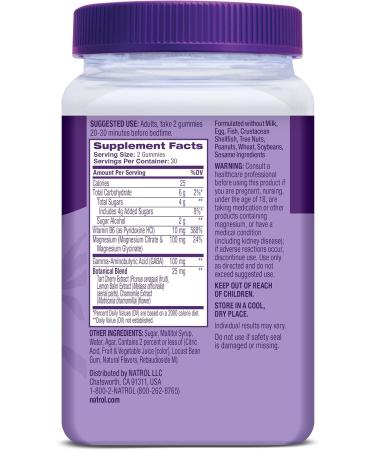Natrol Sleep & Restore Magnesium Glycinate Blend Gummies Magnesium for Sleep Aids for Adults Melatonin-Free Cherry Flavored 30 Day Supply Cherry 60 Count (Pack of 1) - Buy Online on GoSupps.com