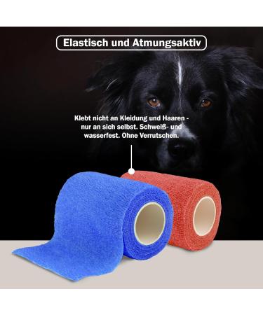 Nilo Self-Adhesive Association - 12 Rolls 7.5cm x 4.5m | Breathable & Elastic Self-Adhering Bandage for Animals & Humans - Color Mix - Buy Online on GoSupps.com