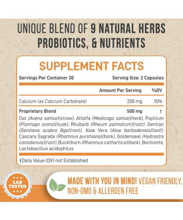 Enliven 15-Day Colon Cleanse | Natural Weight Loss & Digestive Health | Non-GMO Probiotics | 60 Capsules Made in USA - Buy Online on GoSupps.com