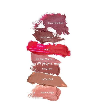 VASANTI Matte Crush Lipstick Pencil - Soft Waterproof Smooth Velvety Natural Vegan-Friendly (Blushing - Natural Pink) - Buy Online on GoSupps.com