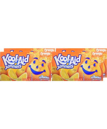 Kool-Aid Jammers Orange Flavour 1.8L (4 Boxes of 10 Pouches) - Buy Online on GoSupps.com
