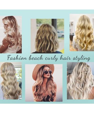 3-Barrel Curling Iron for Beach Waves | 25mm Adjustable Temperature Ceramic Waver - Ideal for Long & Short Hair - Quick Heating Black - Buy Online on GoSupps.com