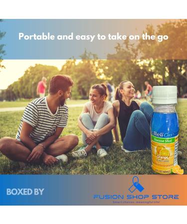 Glucose Shots Liquid- Orange Flavor (Pack of 3) Boxed by Fussion Shop Store - Buy Online on GoSupps.com