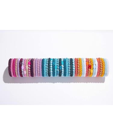 L. Erickson Grab & Go Ponytail Holders in Purple Daze - Set of 8 | Secure & Gentle Hold - Buy Online on GoSupps.com