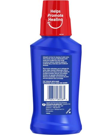 Colgate Peroxyl Mouth Sore Rinse - 1.5% Hydrogen Peroxide Mint Flavour 237 mL - Opti Rinse Mouthwash for Canker Sore Treatment and Mouth Wash Liquid - Buy Online on GoSupps.com