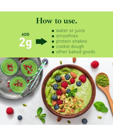 Premium Chlorella Spirulina Powder - 85 Servings - Non-GMO - Sunlight Grown - Deep Green Color - Cracked Cell Wall - High Protein - Alkalizing - Vegan Capsules - Mountain Water - 170g - Buy Online on GoSupps.com