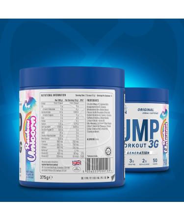 Applied Nutrition Pump 3G Pre Workout - Rainbow Unicorn 25 Servings - Energy Focus & Performance Supplement - Buy Online on GoSupps.com