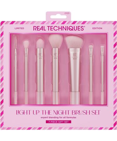 Real Techniques Light Up The Night Brush Kit - 7 Piece Limited Edition Set - Buy Online on GoSupps.com