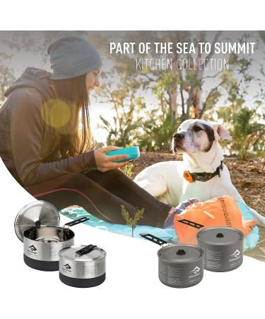 Sea to Summit Delta Light Solo Camp Dinnerware Set - Grey | Lightweight & Durable - Buy Online on GoSupps.com