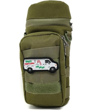 Free Candy Canes Van PVC Rubber Funny Christmas Tactical Hook and Loop Patch - Buy Online on GoSupps.com