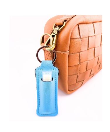 Vegan Lip Balm Set - 6 Soothing Flavors with Muslin Pouch & Keychain Holder | Natural & Eco-Friendly - Buy Online on GoSupps.com