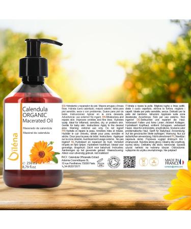  O l na Organic Calendula Maceration Oil Oil for Skin Care (Body & Face) & Hair Moisturizing Natural Oil Massage Oil for Skin Care 100% Natural 50 ml - Buy Online on GoSupps.com