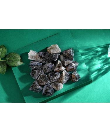 Xiannvxi 2 Smoky Quartz Crystal Gemstones Set - 100% Natural Raw Stones - Premium Mountain Crystals for Spiritual Healing - 4pcs - Buy Online on GoSupps.com