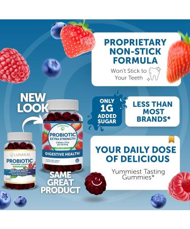 Lunakai Vitamin B12 and Probiotic Gummies Bundle - 3000 mcg Gummy for Adults Energy Support and Bone Health - 5 Billion CFUs Per Serving for Digestive Gut Health with Vitamin C for Women & Men - Buy Online on GoSupps.com
