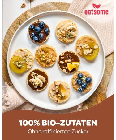 Oatsome Happy Hazel | Vegan Hazelnut Cocoa Spread | 100% Natural Palm Oil Free | Bio & Healthy Breakfast Spread | 200g - Buy Online on GoSupps.com