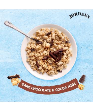 Jordans Organic Morning Crisp Granola Cereal - Decadent Dark Chocolate & Cocoa Nibs 375g Dark Chocolate & Cocoa Nibs 450 g (Pack of 1) - Buy Online on GoSupps.com