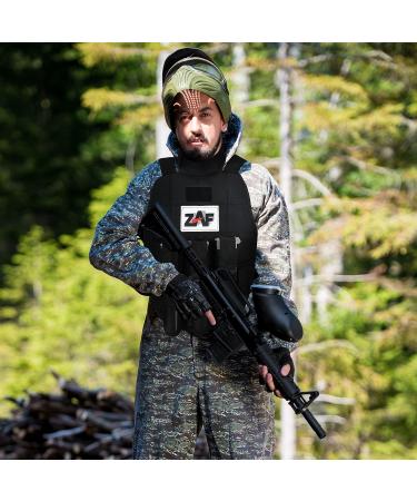 Pod Padded Paintball & Airsoft Chest Protector Combo with Neck Protector, Jumpsuit, and Barrel Pouch - Buy Online on GoSupps.com