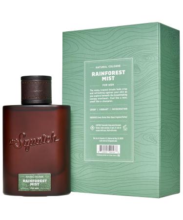 Dr. Squatch Men's Cologne Rainforest Mist - Natural Cologne Made With Sustainably-Sourced Ingredients - Manly Fragrance of Eucalyptus Bergamot and Cedarwood - Inspired by Rainforest Rapids Bar Soap - Buy Online on GoSupps.com