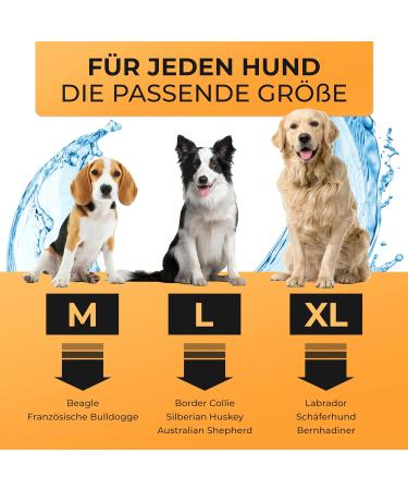 Cluffy Premium XL Dog Bathrobe - Extremely Absorbent Soft Material & Improved Velcro Fastener | Ideal Summer Dog Clothing & Accessories - Buy Online on GoSupps.com