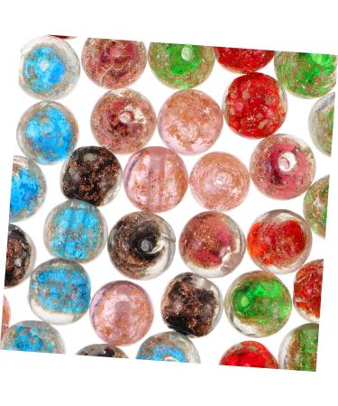 TEHAUX 240 Pcs Beads for Jewelry Making Beaded Bracelet Hand Jewelry Glow in The Dark Beads Round Beads Bracelet Beads Glow Accessories Jewlery Bead Decor Necklace Glass Gold Sandstone - Buy Online on GoSupps.com