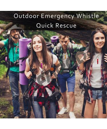 35-Piece Aluminum Emergency Whistle Keychain Set for Camping, Hiking, Hunting - Loud Sound, Cute Colors - Survival Gear - Buy Online on GoSupps.com