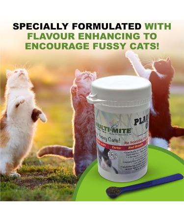 PLAQUE OUT for FUSSY CATS! Plaque Off and Tartar Removal 100% Natural Organic Solution to Oral Hygiene Problems including Plaque Tartar and Bad Breath - Multi-Mite (100g - Pack of 1) 100 g (Pack of 1) - Buy Online on GoSupps.com