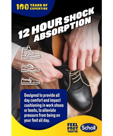 Scholl Gel Active Men's Work Insoles - Ultimate Comfort and Support - Buy Online on GoSupps.com
