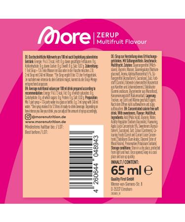 Buy More Zerup Mixed 11 Series Bundle - 11x65ml Sugar-Free Syrup with Real Fruit Extracts | Vegan Zero Calories | Made in Germany - Buy Online on GoSupps.com