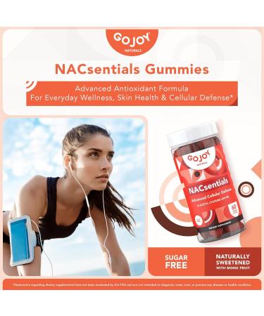 7-in-1 Vegan NAC 600mg Gummies - Sugar Free Antioxidant & Immune Support Supplement with Vitamin C ALA Resveratrol - Shop Internationally - Buy Online on GoSupps.com