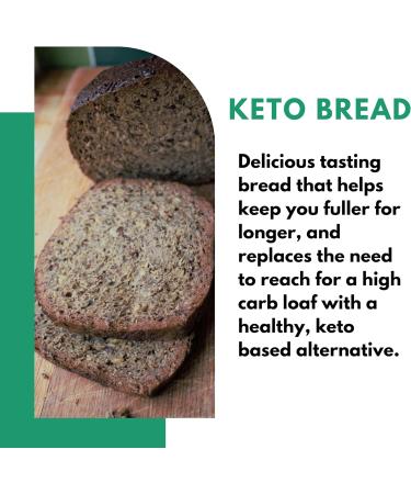 Dillon Organic Flax Keto Bread 6 x 250g - Low Carb, Gluten-Free, High Fiber, Omega 3, Sunflower & Caraway Seeds - Buy Online on GoSupps.com