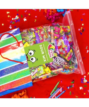 Sour Party Mix Candy Bulk - 3 LB - Warheads, Sour Patch, Cry Baby Gumballs & More! - Buy Online on GoSupps.com