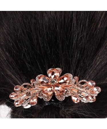 flower hairpin barrettes for women hair clip spring barrette flower barrette metal hair barrettes rhinestone barrettes rhinestone headpiece aldult Accessories rhinestones Miss - Buy Online on GoSupps.com