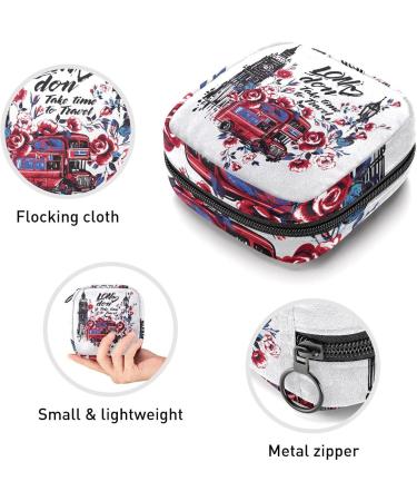 Buy Women's Bonds Storage Pockets Stillpad Waller - Floral Portable Period Kit Bag | Feminine Products for Girls - Buy Online on GoSupps.com