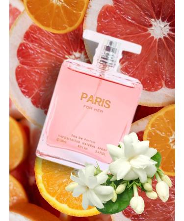 PARIS FOR HER Eau de Parfum 3.4 Fl. Oz. Floral Aldehyde fragrance for women. - Buy Online on GoSupps.com