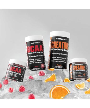 Cybergenics BCAA Gummies Energy Chews with Electrolytes Branched Chain Amino Acids Build Lean Muscle and Boost Endurance 60 Gummies - Berry - Buy Online on GoSupps.com