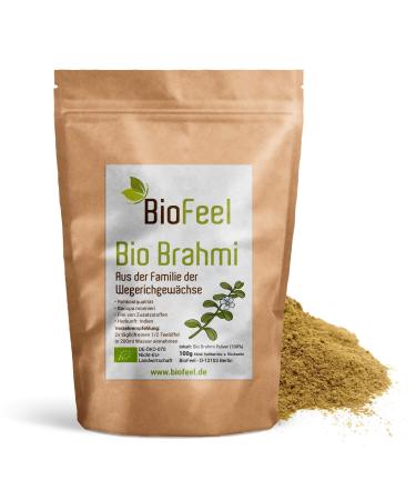 BioFeel - ORGANIC Brahmi Powder 100g 100 g (1 pack)