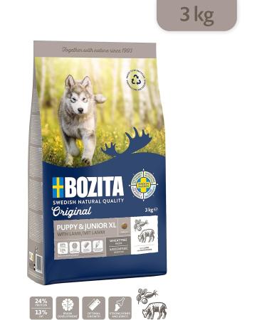 Bozita Dog Original Puppy & Junior XL 3 kg - Buy Online on GoSupps.com