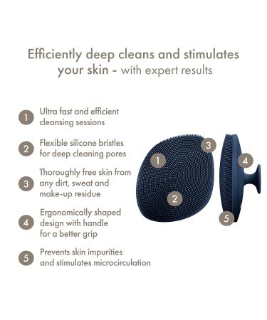 Geske SmartAppGuided 4-in-1 Facial Brush | Silicone Cleaning Device for Professional Skin Care | Soft Handle | Boost Your Skincare Routine - Buy Online on GoSupps.com